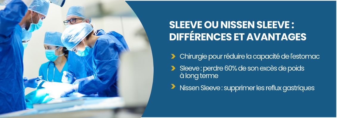 Médecins en train de réaliser une chirurgie bariatrique Sleeve